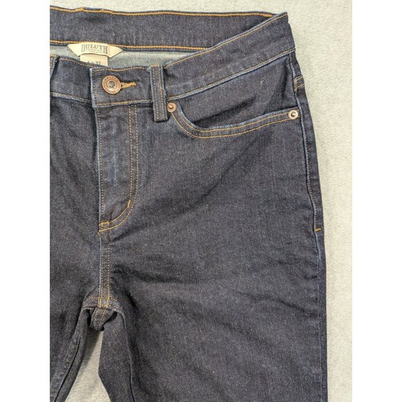 Duluth Trading Jeans Womens SZ 6 Blue Dark Wash Classic Boot Stretch Cowgirl - Picture 3 of 11